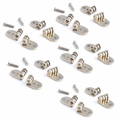 SBTRKT 100sets Eyeglasses Hinges for Spectacle Hinges Glasses Parts Replacement Plastic Frame Acetate Frame Wood Horn Frame Screw on with Screw