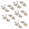 SBTRKT 100sets Eyeglasses Hinges for Spectacle Hinges Glasses Parts Replacement Plastic Frame Acetate Frame Wood Horn Frame Screw on with Screw view 1