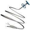 drain clog remover Desbloqueador de tubo de resorte de serpiente, herramienta de dragado de tubera de drenaje de fregadero, desbloqueador de limpieza de alcantarillado, Herramientas de limpieza de ba view 3