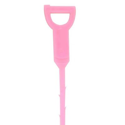 FORINC Drain Clog Remover Cepillo De Dragado De Tuberas, Limpiador De Drenaje, Gancho, Removedor De Pelo De Suelo, Herramienta De Aseo Drain Cleaner (Color : B Pink)