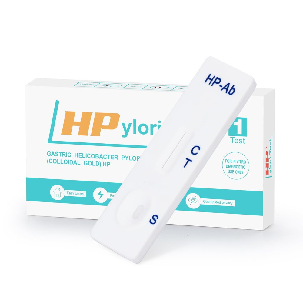 Helicobacter Pylori Detection kit, 10-15 Minutes of Quick Home Testing, The Result is Highly Accurate, Easy to use and Read