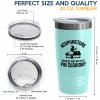 Teal Edition Viking Tumbler 20oz - Acupuncture because why - Chiropractors Physical Therapists Physician Assistants Naturopathic Physicians Massage Therapists. view 4
