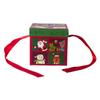 3 Pcs Christmas Stackable Gift Boxes Set with Lids Christmas Decorative Stacking Boxes Nesting Boxes Xmas Boxes for Gifts Christmas Thanksgiving New Year Wrapping Presents and Decorations (Red) view 2