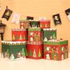 3 Pcs Christmas Stackable Gift Boxes Set with Lids Christmas Decorative Stacking Boxes Nesting Boxes Xmas Boxes for Gifts Christmas Thanksgiving New Year Wrapping Presents and Decorations (Red) view 4