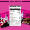 Dave's Killer Bread Cocoa Brownie Blitz Organic Snack Bars, 4 Individually Wrapped Snack Bars + 1 Branded Sticker (Pack of 1) view 2