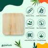 10 Inch Square Palm Leaf Plates (25-Pack) I Compostable Disposable Dinnerware | Premium Quality I Eco-Friendly Tableware Sustainable Heavy Duty like Bamboo Plates I Disposable Plates for Party view 3