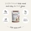 Nurished Mighty Chocolate Milk - Kids Daily Protein Powder Boosted with 2 Billion Probiotics and Organic Spinach Leaves - Natural Flavors Colors and Sweeteners - 15-30 Servings view 4