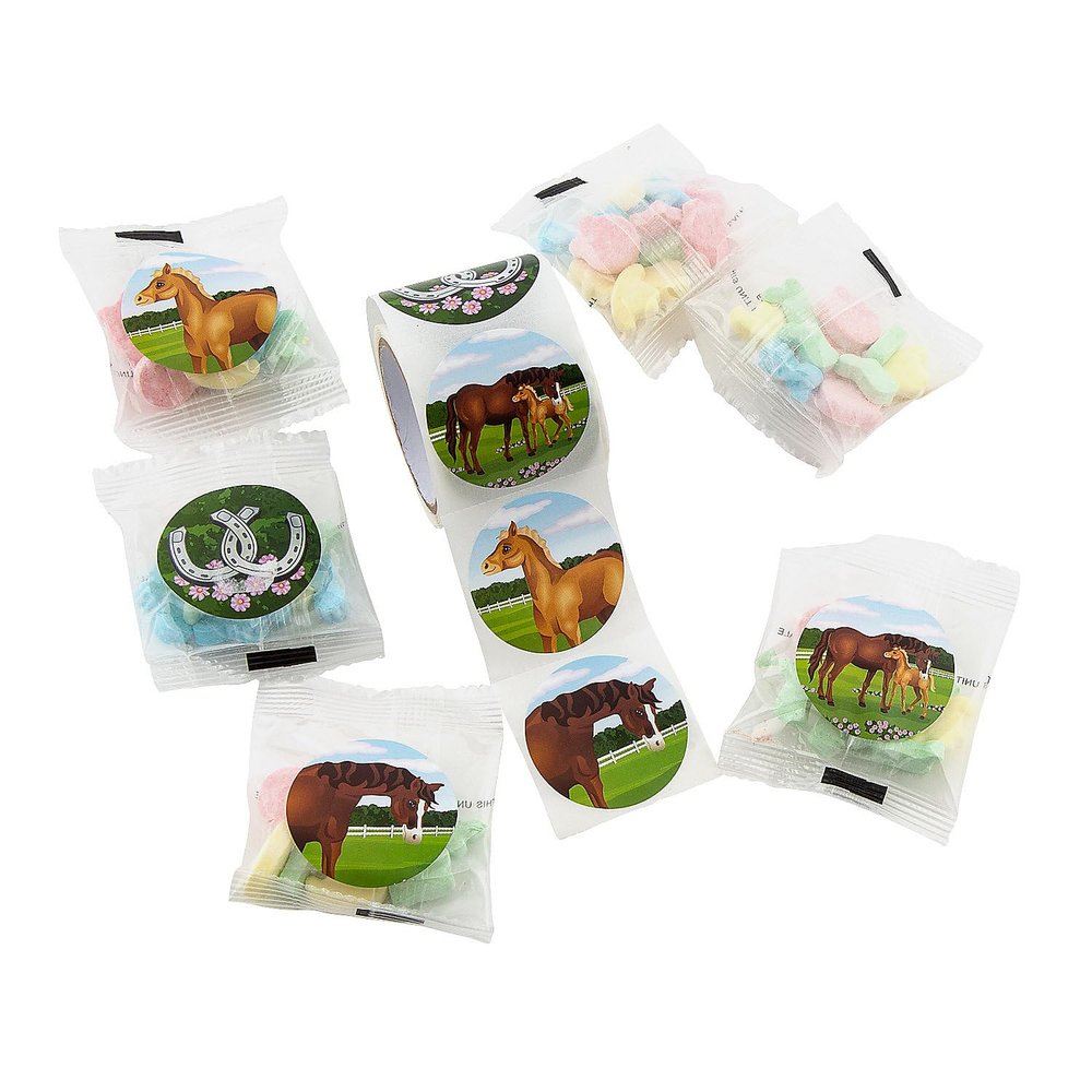Horse Western Candy Handout Kit Assortment May Vary