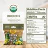 Organic Green Pitted Olive Snack by Natures Greatest Foods  1.1 Oz  Ready to Eat, Freshly Seasoned, Low Calorie & Nutritious, Gluten Free, Kosher, Product of Greece (Pack of 24) view 2