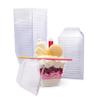 20 Pack Small 8oz Plastic Dessert Cups with Lids | Pyramid Shaped Professional-Grade Dessert Cups | Recyclable or Disposable Party Cups Small Serving Cups with Lids | CMJJ Gourmet view 1