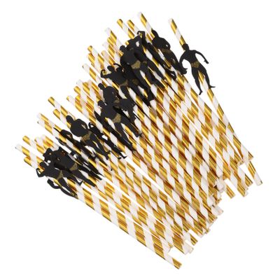 KALLORY 36pcs Paper Straws for Parties Fun Drinking Straws Design for Bachelorette Gatherings Themed Events and Celebrations