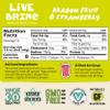 Olive My Pickle Probiotic Pickle Juice - 58.5 Ounces | 3 Pack of LiveBrine Dragonfruit & Strawberry Pickle Juice with Natural Probiotics and Digestive Enzymes for Gut Health - 39 Pickle Shots view 2
