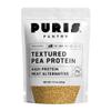 PURIS Pantry Textured Pea Protein, Unflavored Meatless Vegetable Crumbles, Soy Free, Shelf-Stable, Gluten Free, 21g of Protein, Plant-Based Vegan Meat Substitute, Equivalent to 1.5 Pounds Ground Beef view 1