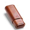 cigar in style Bulk Sale 10 x Cigar Case Holder - PU Leather Cedar Wood Lined Brown 2 Ct Sturdy Travel Case view 1