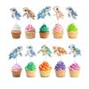 10 Pcs Sea Turtle Cupcake Toppers for Kids Birthday, Baby Shower, and Under the Sea Party Ocean Animal Decorations for Cupcakes, Cakes, and Beach or Pool Party Supplies view 2