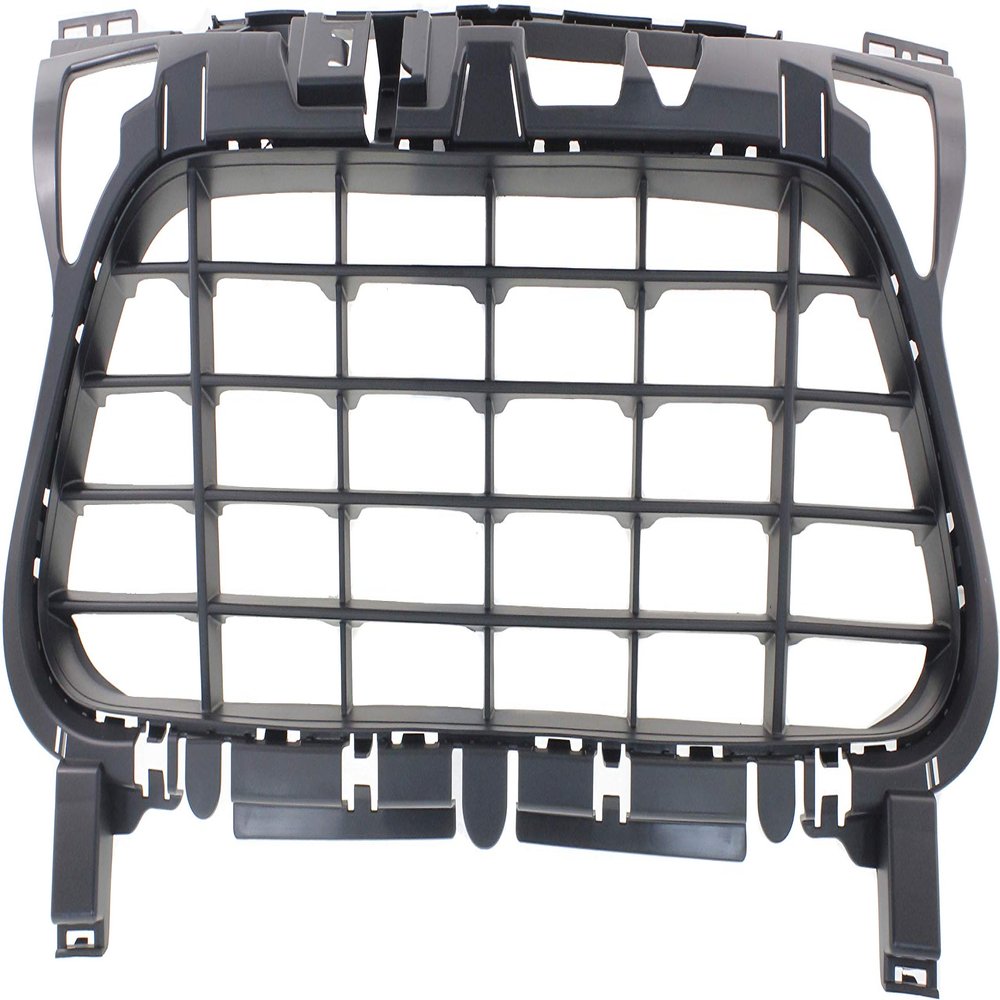 95850568311 For CAYENNE 11-14 FRONT BUMPER GRILLE, Textured Black, w/o Adaptive Cruise Control, Turbo Model PO1200100