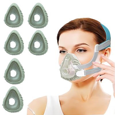 6 Pack CPAP Mask Liners, Covers for Seal CPA Mask Cushion Comfort Silky CPAP Mask Covers One Size Compatible with Most Full Face CPAP Masks CPAP Skin Protector,Improve The Comfort of Wearing The Mask