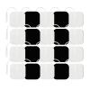 20PCS TENS Unit Replacement Pads, TENS Electrodes Pads Self-Adhesive Electrode Pads 2"x2" Reusable Tens Unit Patches Compatible with TENS Machine Use 2.0mm Pin Connector Lead Wires (2x2) view 1