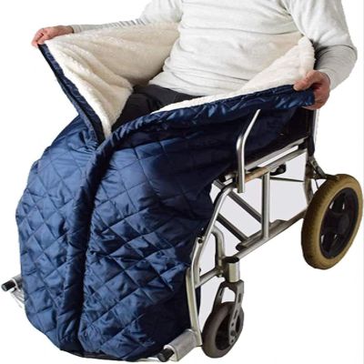 REUset Thermal Blanket Cover - Machine Washable Wheelchair Cover for Adults Universal Wheelchair Accessory for Elderly Patients and Disabled Leg Lower Body Warm