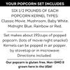 Dell Cove Spices Gourmet Popcorn Kernel 6-Pack Variety Gift Set | Six Pack of Heirloom Kernels for Game Days and Movie Nights view 3
