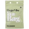 Doc Johnson Finger Vibe in a Bag - Finger Loop to Hold in Place - 10 Functions, Rechargeable, Water-Resistant, Pink - for Adults Only view 2