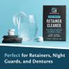 Retainer Cleanser Tablets Cleaner, Removes Odors Discoloration Stains and Plaque 2 Month Supply Denture Cleansers Retainers Mouth Guards Denture Bath Mint by M3 view 4