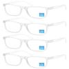 OLOMEE Clear Reading Glasses Men Blue Light Blocking Large Oversized Readers +1.75 Wide Square Cheaters W/Big Head/Large Face view 1