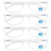 OLOMEE Clear Reading Glasses Men Blue Light Blocking Large Oversized Readers +1.75 Wide Square Cheaters W/Big Head/Large Face view 2