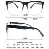 OLOMEE Clear Reading Glasses Men Blue Light Blocking Large Oversized Readers +1.75 Wide Square Cheaters W/Big Head/Large Face view 3