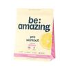 BE AMAZING Caffeine Free Pre Workout Powder, Vegan Supplement with Ashwagandha & Adaptogens for Night Workouts, Sugar Free Drink Mix for Men & Women, Gluten Free, Pink Lemonade, 30 Servings view 1
