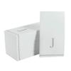 Luxe Party 56 Pack Monogram Napkins, Letter J Initial, Disposable, Premium Airlaid, Linen Feel, Decorative Table Setting, Guest Towel Napkin, White and Silver view 1