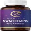 Carlyle Brain Nootropic Supplement | 90 Capsules | with Caffeine, B12 & Guarana Extract | Non-GMO & Gluten Free view 1