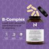 NATURAL VITS B Complex for Skin, Digestion and Brain Health, B Vitamins Supplement, Gluten-Free, Dairy-Free, Non-GMO, 120 Capsules view 2
