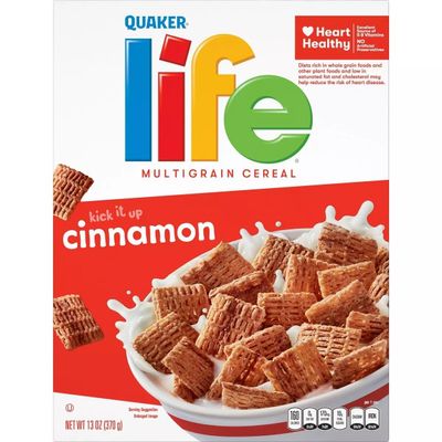 Life Cereal, Cinnamon 13 oz. (Pack of 6)