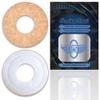 10 Hypoallergenic Overlay Cover Patches for Dexcom G7 Freedom Band Infiniflex Guards (Tan) view 1