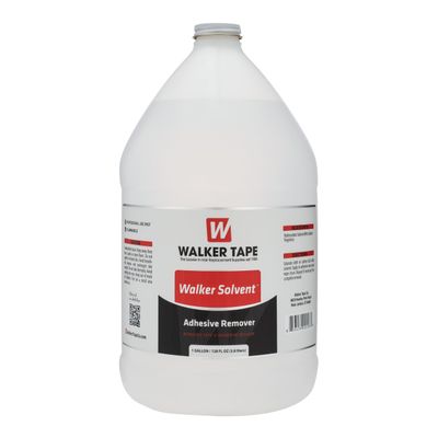 Walker Tape Walker Solvent Adhesive Remover Gallon 128 fl oz for Wig Installs, Lace Systems, Toupee Applications, Hair Tape Removal and Adhesive Strips Use Offering Skin-Safe Cleaning, Low Residue