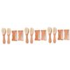 Kisangel 3sets Beech Wooden Combs and Woolen Brush Care Kit Natural Safe Materials for Gentle Scalp Massage and Cradle Cap Treatment Brushes Combs view 1