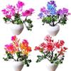 Artificial Bonsai Rose Flowers (Set of 4 Piece)(IndoorPlants)(Artificial Bonsai), Artificial Bonsai view 1