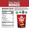 Mavuno Harvest Organic Chocolate Covered Mango - Organic Dried Mango Dipped in Dark Chocolate - Non GMO, Fair Trade, No Preservatives & Vegan Chocolate Treats - Healthy Chocolate Snacks - 1 lb Bag view 4