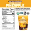Mavuno Harvest Organic Chocolate Covered Pineapple - Organic Dried Pineapple Dipped in Dark Chocolate - Non GMO, Fair Trade & Vegan Chocolate Treat - Healthy Chocolate Snacks - 3 x 3 Ounces view 3