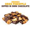 Mavuno Harvest Organic Chocolate Covered Pineapple - Organic Dried Pineapple Dipped in Dark Chocolate - Non GMO, Fair Trade & Vegan Chocolate Treat - Healthy Chocolate Snacks - 3 x 3 Ounces view 4