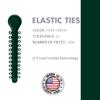 Orthodontic Ligature Ties 42 Keys/24 Donuts 1008pcs-Low Friction Technology, Latex Free, Medical grade polyurethane-.060 Inner/.125 Outer Diameter-Made in USA-Orthodentalusa Corp (Dark Green) view 3
