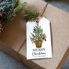 Christmas Tree Tags Personalized Set of 24 Christmas Gift Cardstock Hang Tags view 2