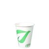 10 oz Compostable Paper Cups - Biodegradable Disposable White Paper Coffee Cups PLA Lined - Eco-friendly Hot and Cold Drinking Cups for Travel, Picnic, Party and Events (150) view 1