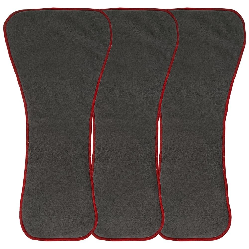EcoAble Snap-in Insert for Big Kids Cloth Diapers, Age 616 | Absorbent Pad for Special Needs Incontinence & Bedwetting (3-Pack, Junior 3)