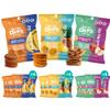 Baked Apple, Pineapple & Sweet Plantain Chips/Crisps by GOOD CHIPS! Crispy, Crunchy, Oil-Free, Healthy Naturally Sweet Dried Fruit Snack, Variety Pack - Pack of 12 view 1