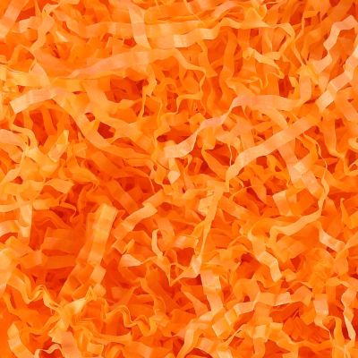 Orange Crinkle Cut Paper Shred Filler (1/2 LB)Crinkle Paper for Gift Box, Shredded Paper Filler, Gift Basket Filler,Gift Wrapping