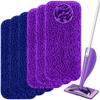 Aifacay Reusable Mop Pads Refills Compatible with Swiffer Wet Jet, 6 Pack Wet Pads Refill Microfiber Wet Dry Use Replacement Heads for Swiffer WetJet 11" Mop Types of Floor Cleaning view 1