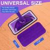 Aifacay Reusable Mop Pads Refills Compatible with Swiffer Wet Jet, 6 Pack Wet Pads Refill Microfiber Wet Dry Use Replacement Heads for Swiffer WetJet 11" Mop Types of Floor Cleaning view 2