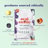 Acai Exotic Acai Guarana Frozen Fruit Pouches - Frozen Fruit for Smoothies, Bowls, Beverages, & Snacks - No Sugar & Rich in Magnesium, Iron, Vitamin C & Calcium - Acai Berries with Guarana Syrup by Acai Exotic, 6 Kg Case - 140 oz (400g) view 4